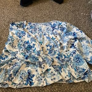 Flower Top, Size 3x